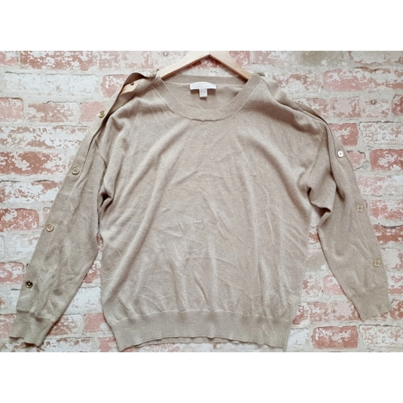 MICHAEL Michael Kors Gold Metallic Sweater - Picture 10 of 16